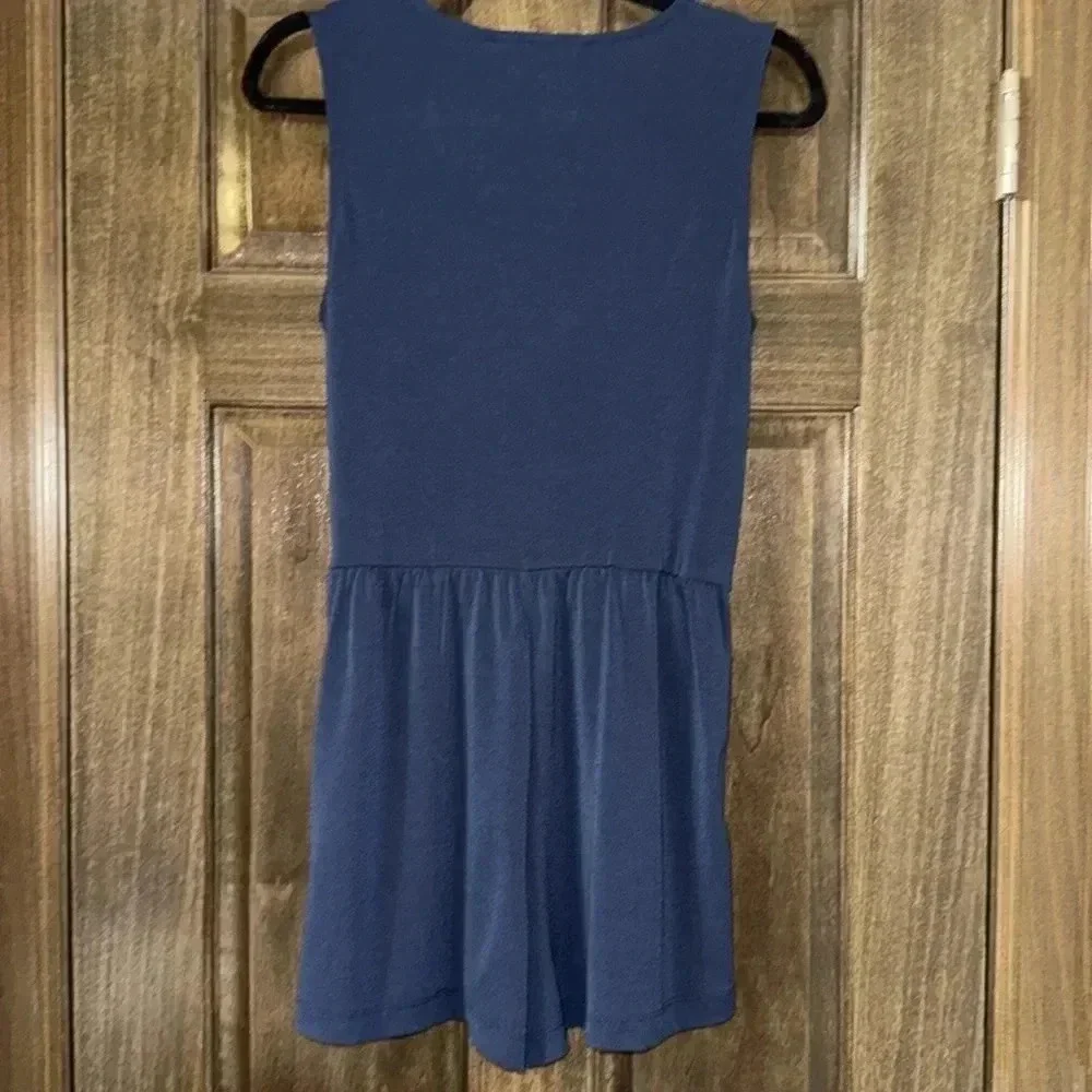 BCBGeneration beautiful and classic navy blue romper, XS. EUC.
